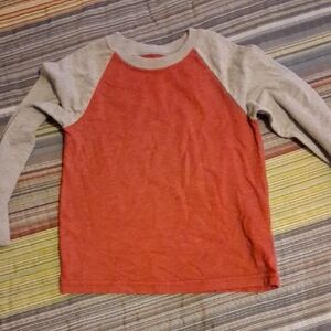 Garanimals Red and Gray Long Sleeve Raglan Tee